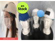 Visière de protection adaptable sur casque (BTP) ou sur casquette