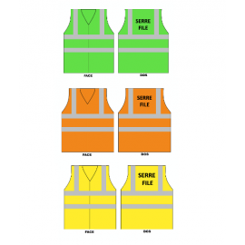 Chasuble Gilet Haute Visibilité Serre File