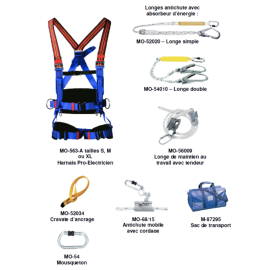 Kit pour travail sur échelle isolante BT