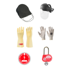 Kit CATU de protection  individuelle et de condamnation BT, NF C18-510