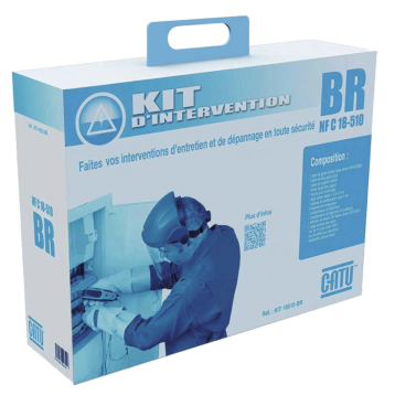 Kits CATU pour travaux et interventions électriques BT, NF C18-510 habilitation BR, BE, BC, B1