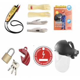 Kits CATU pour travaux et interventions électriques BT, NF C18-510 habilitation BS